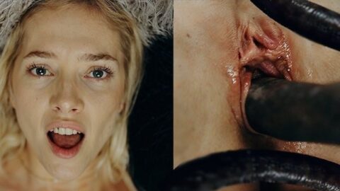 Blonde Influencer Bound And Creampied By Her Pet Monster