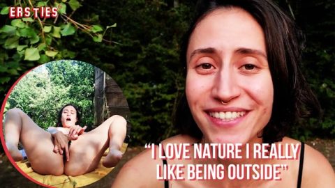Ersties - Brazilian Biologist Masturbates With Things From The Outdoors