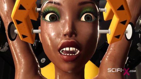 Fuck Me Hard. Sex With A Sci-Fi Android In The Lab