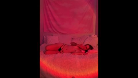 Slippery Slut Moans When I Stretch Her Pussy Out