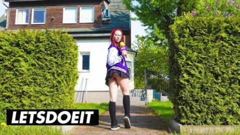 Alternative German Reporter Jezzicat Gets Banged By Mature Man - Letsdoeit