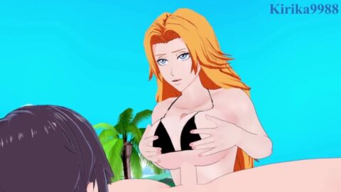 Rangiku Matsumoto And I Have Intense Sex On The Beach. - Bleach Hentai