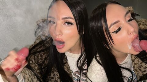 Risky Public Blowjob With Cum On Face And Cheating On Boyfriend