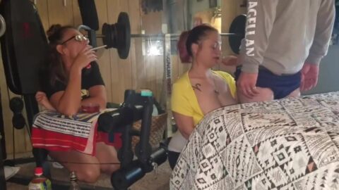 Watching Her Suck Her Boyfriend Cock